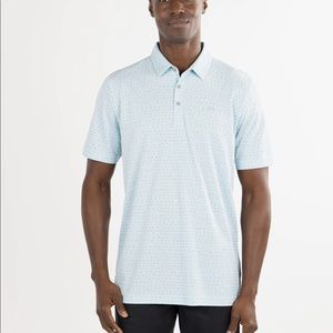 Travis Matthew:: Thundersnow Heather Petit Four Polo